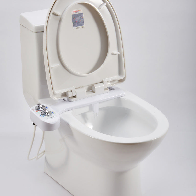 Electric Bidet Toilet Seat with Hot & Cold Water Spray, Adjustable Nozzle, Remote Optional