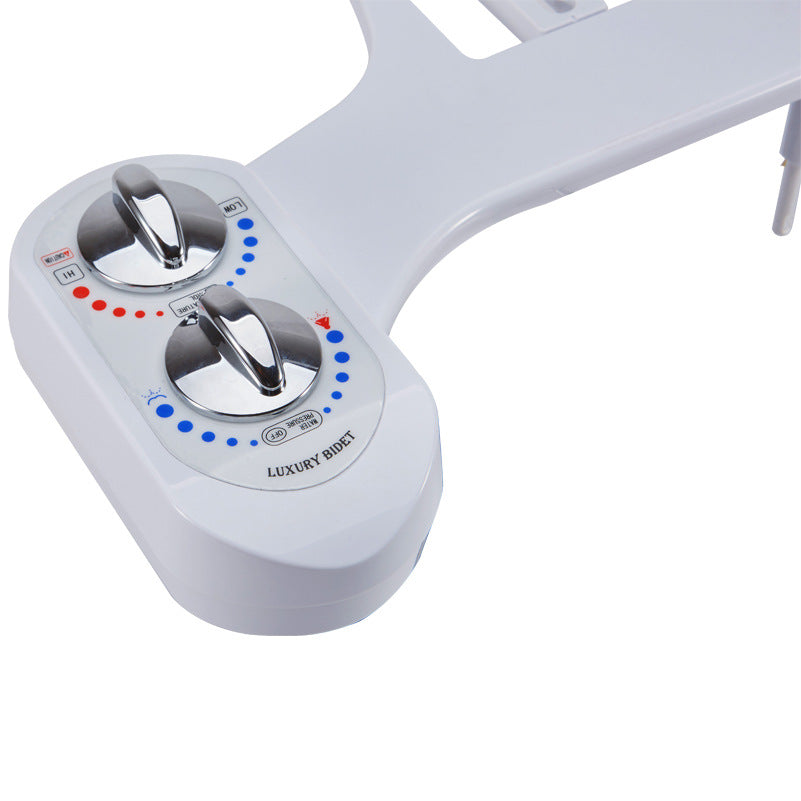 Electric Bidet Toilet Seat with Hot & Cold Water Spray, Adjustable Nozzle, Remote Optional