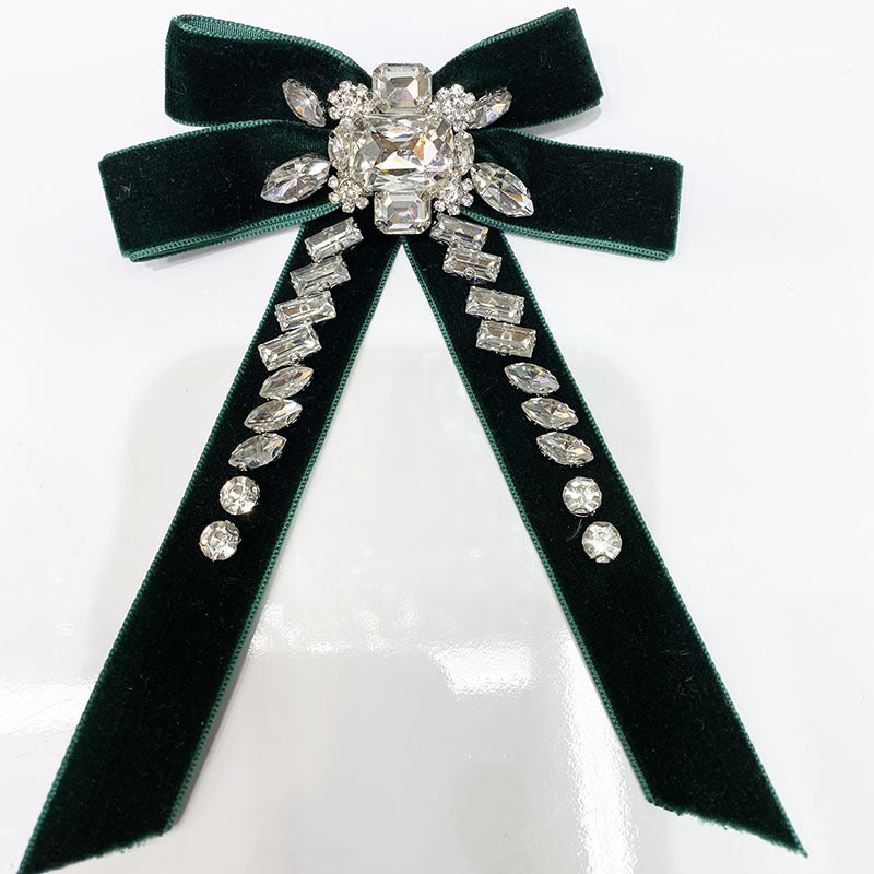 Big Bow Hairpin Hair Clip - Handmade Crystal