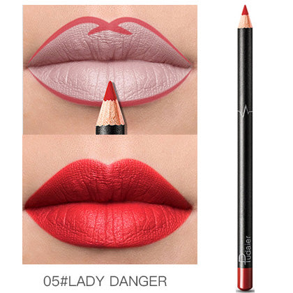 Waterproof Lip Liner Pencil Long-Lasting Non-Marking Lip Makeup