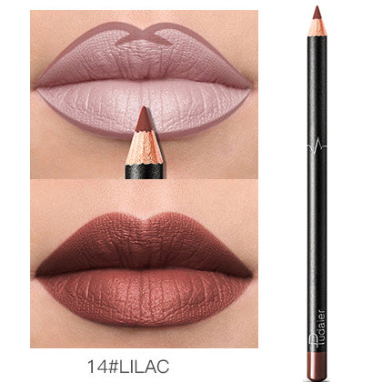 Waterproof Lip Liner Pencil Long-Lasting Non-Marking Lip Makeup