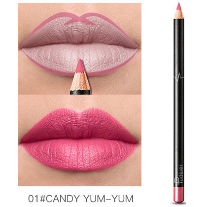 Waterproof Lip Liner Pencil Long-Lasting Non-Marking Lip Makeup