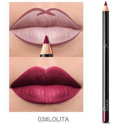 Waterproof Lip Liner Pencil Long-Lasting Non-Marking Lip Makeup