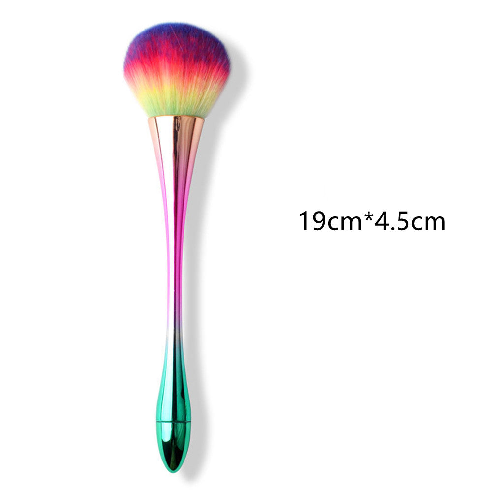 Small Makeup Brush Nail Dust Brush - Soft Cosmetic Tool for Face & Nails