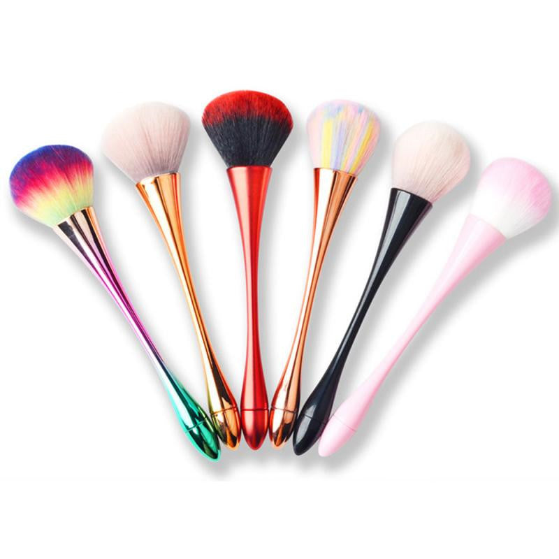 Small Makeup Brush Nail Dust Brush - Soft Cosmetic Tool for Face & Nails
