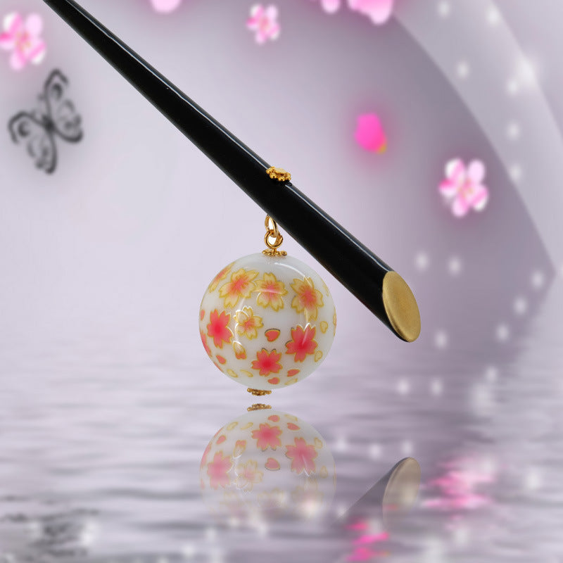 Sakura Pearl Acrylic Hairpin