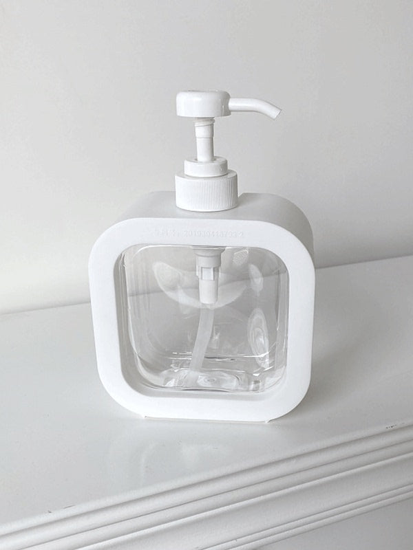 Large Capacity Travel Hand Sanitizer Bottle Press Type 500ml
