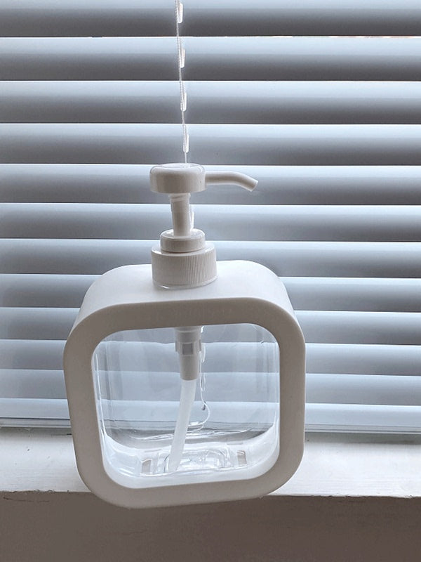 Large Capacity Travel Hand Sanitizer Bottle Press Type 500ml