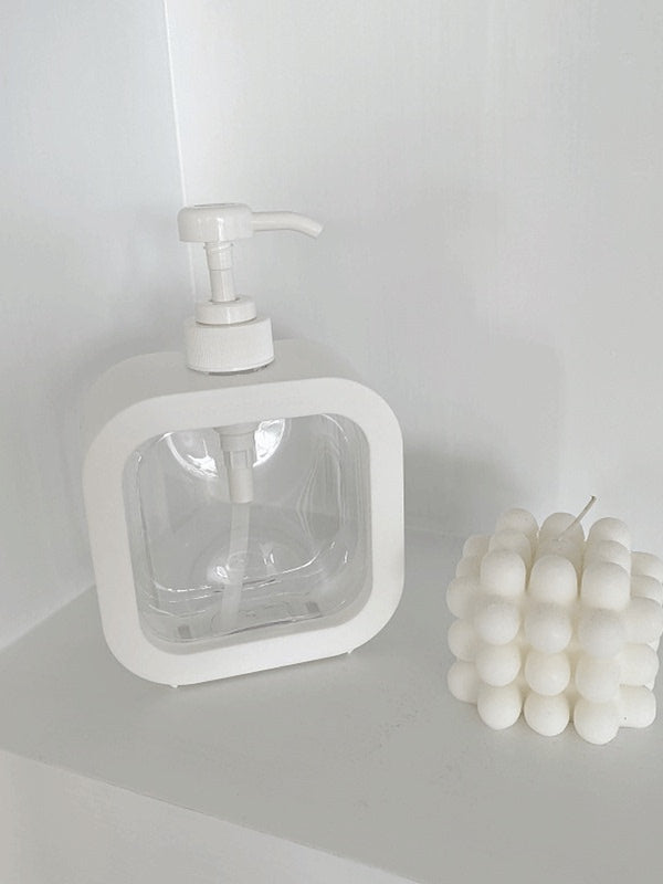Large Capacity Travel Hand Sanitizer Bottle Press Type 500ml