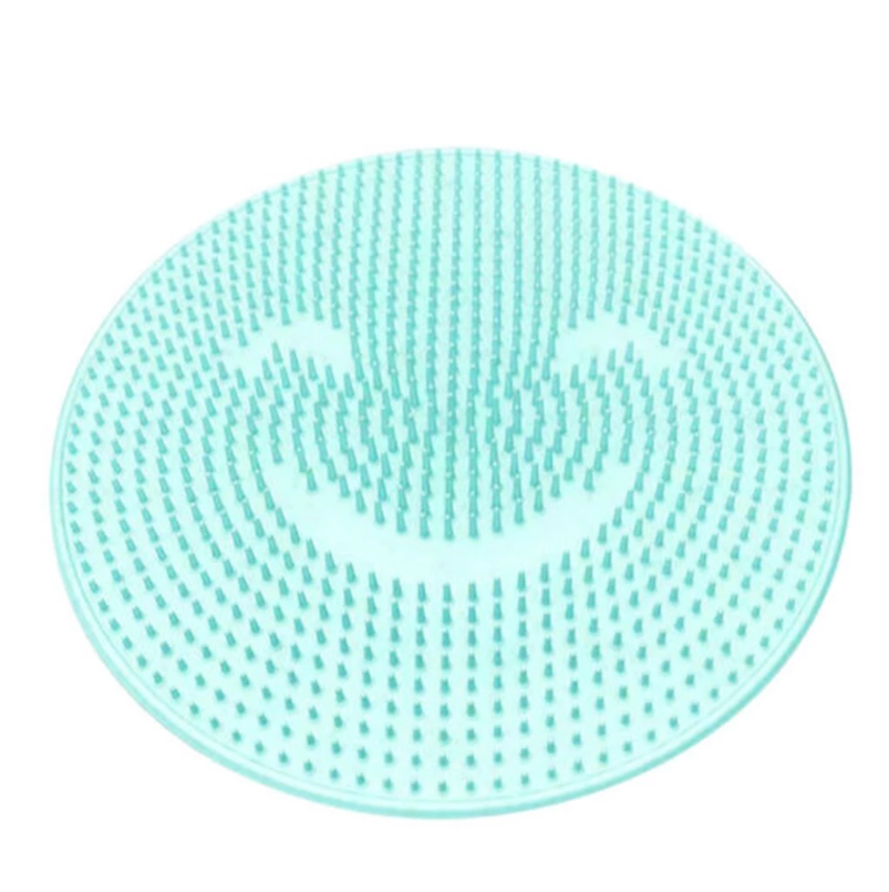 Silicone Lazy Bath Back Brush Massager with Anti-Skid Pad - Multiple Colors