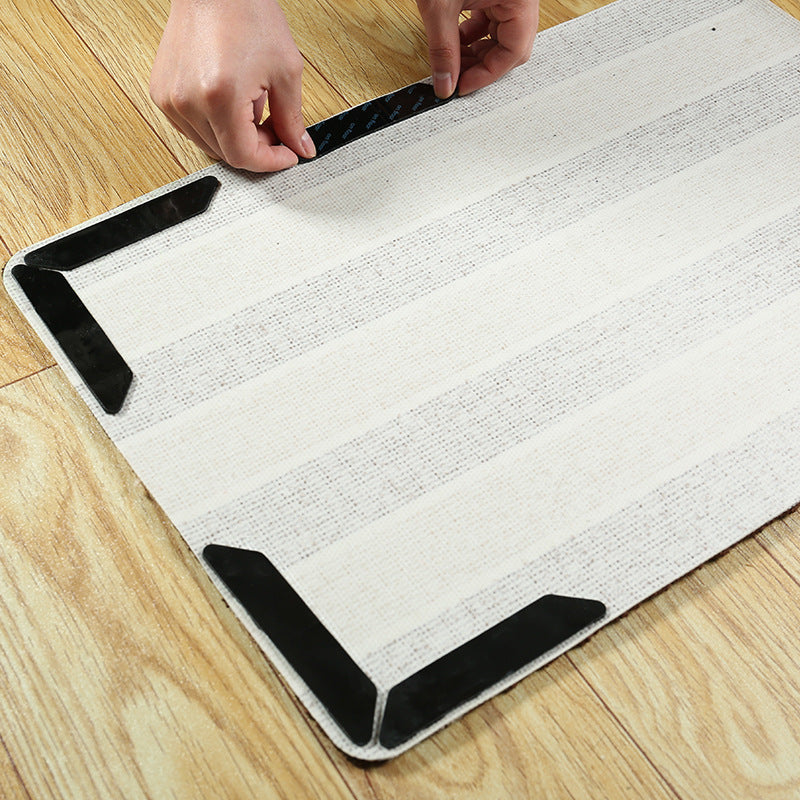 Non-Slip Carpet Adhesive Tape 8-Pack - Reusable Floor Mat Sticker for Home & Bathroom