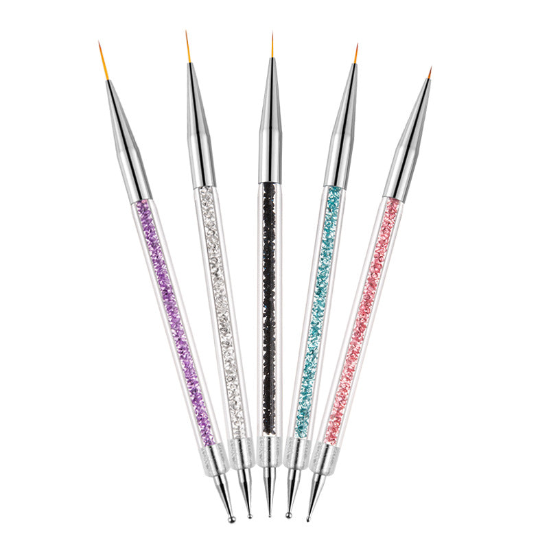 Double-Headed Rhinestone Dotting Pen Nail Art Tool Set