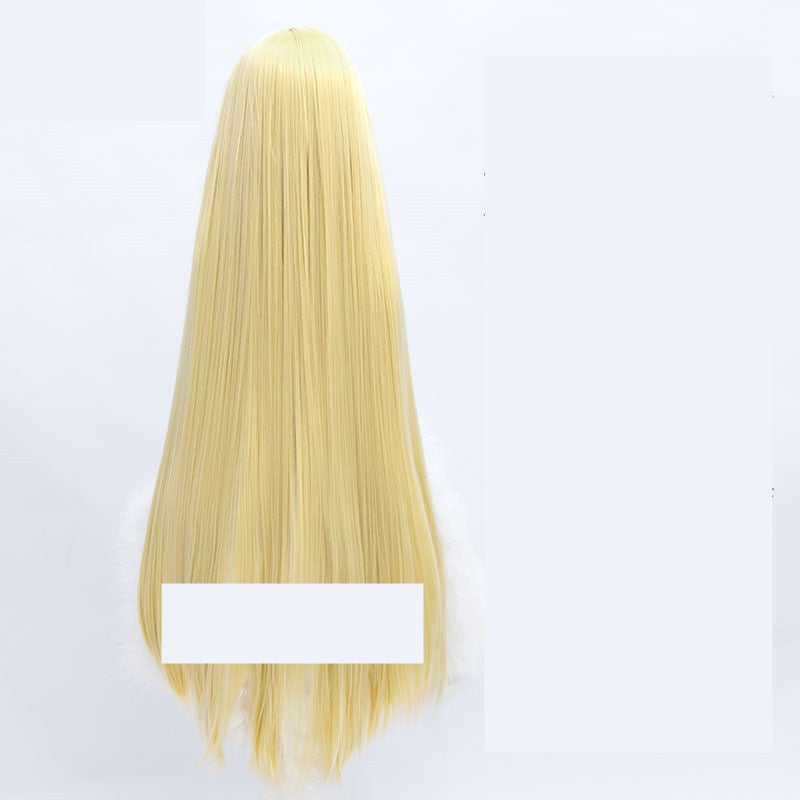 1 Meter Long Straight Human Hair Wig - Multiple Colors