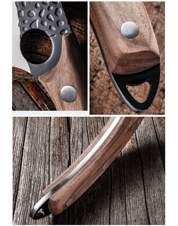 Commercial Meat & Fish Deboning Knife - Handcrafted Small Butcher Knife