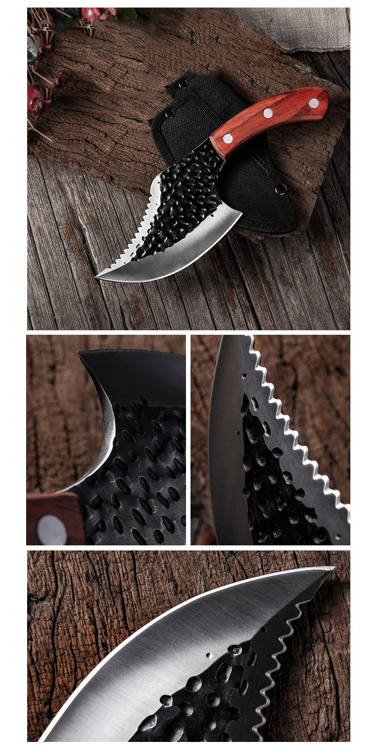 Commercial Meat & Fish Deboning Knife - Handcrafted Small Butcher Knife