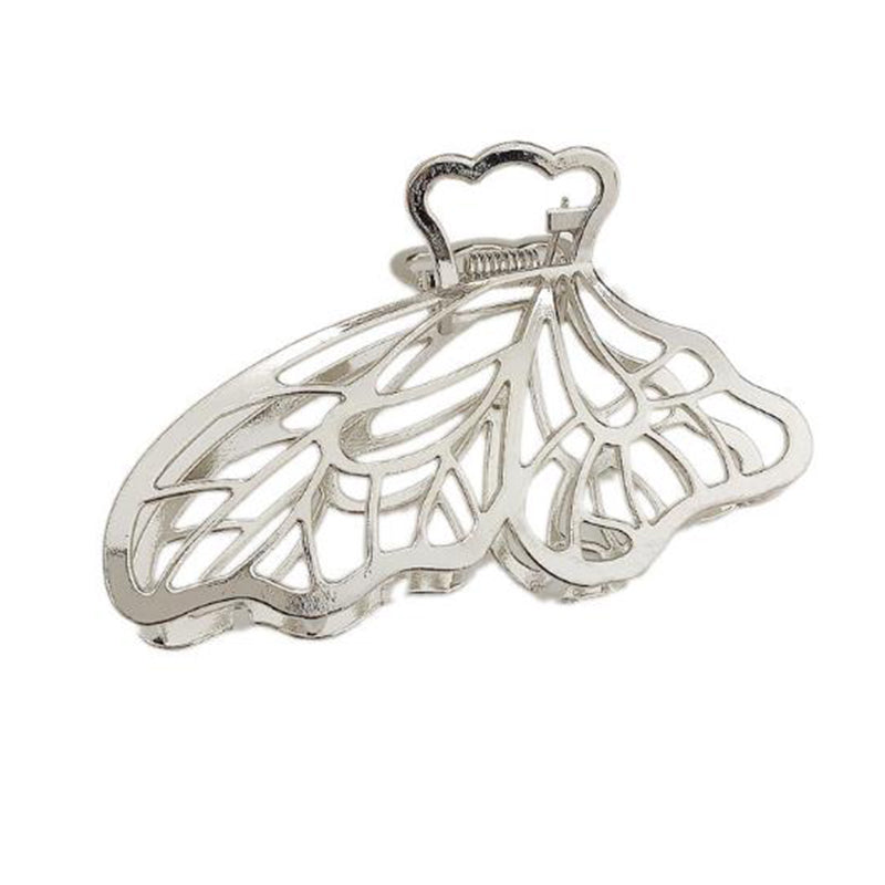 Minimalist Metal Hair Claw - Gold and Silver Spring Clip for Hair Accessories