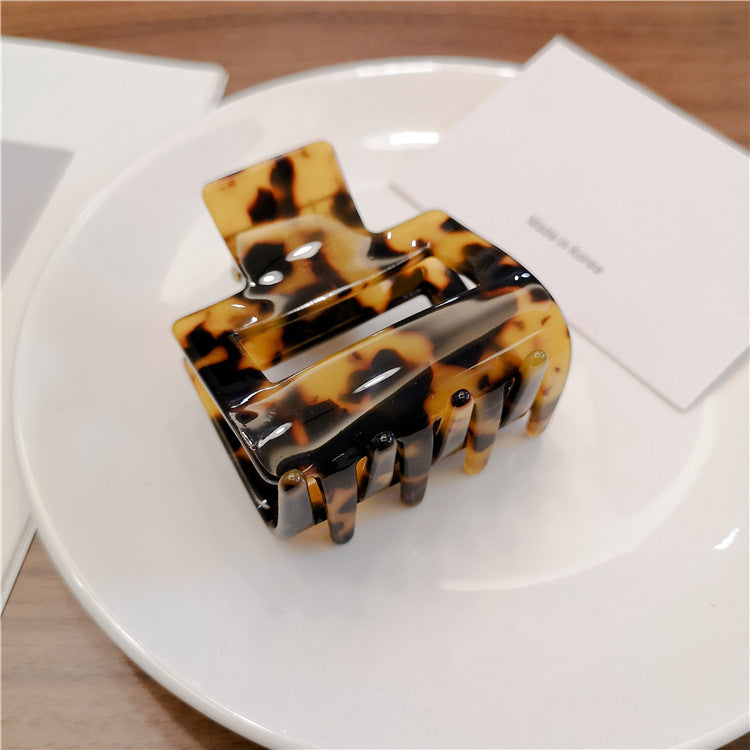 Geometric Hollow Out Tortoiseshell Hair Clip