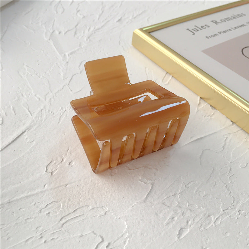 Geometric Hollow Out Tortoiseshell Hair Clip