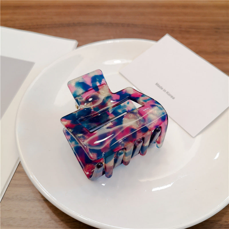 Geometric Hollow Out Tortoiseshell Hair Clip