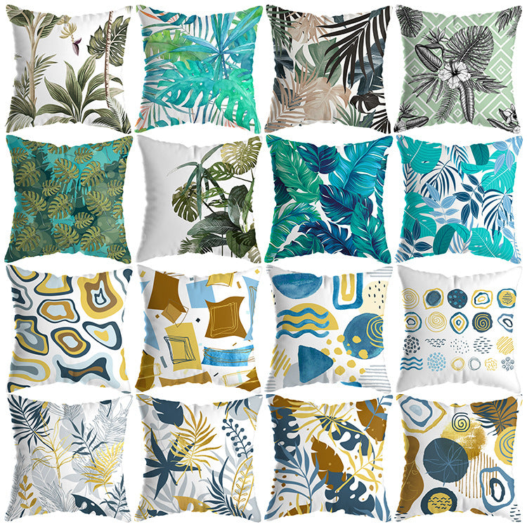 Tropical Plant Cushion Cover for Sofa Living Room Home Decor 45x45cm