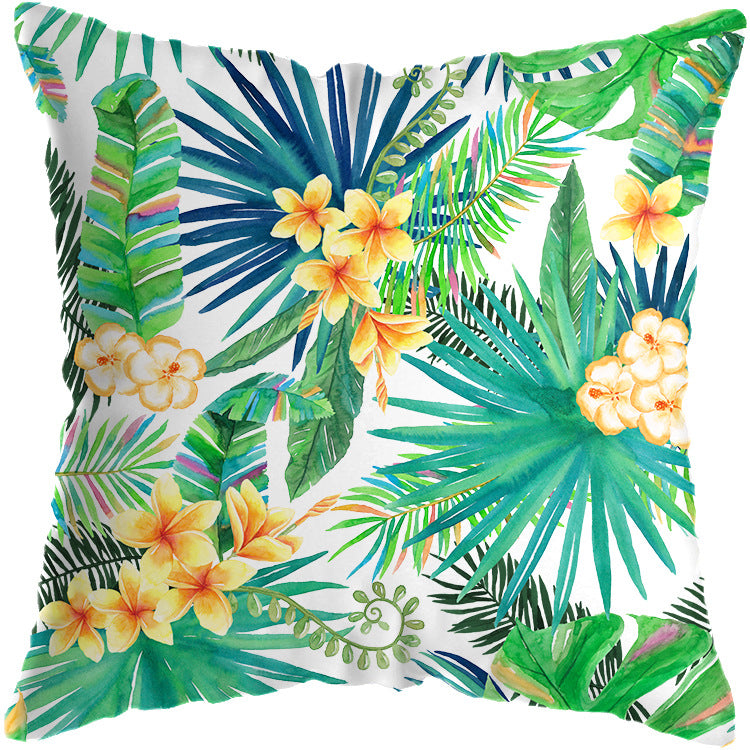 Tropical Plant Cushion Cover for Sofa Living Room Home Decor 45x45cm