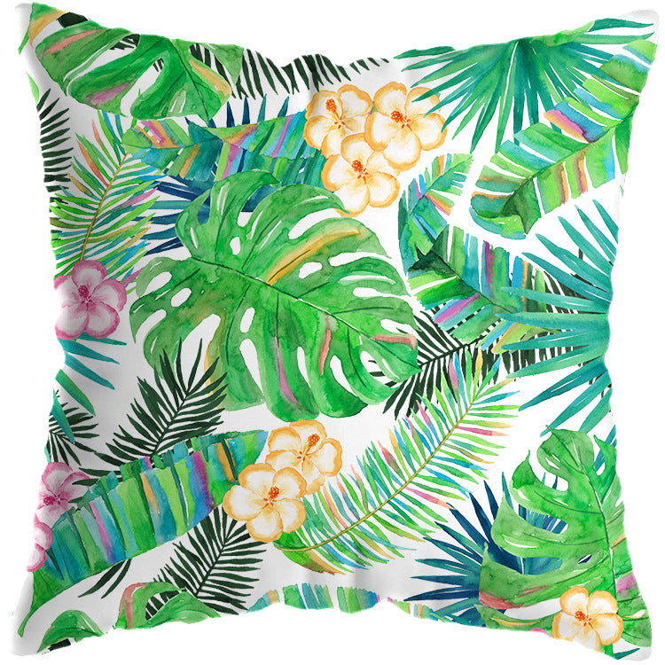 Tropical Plant Cushion Cover for Sofa Living Room Home Decor 45x45cm