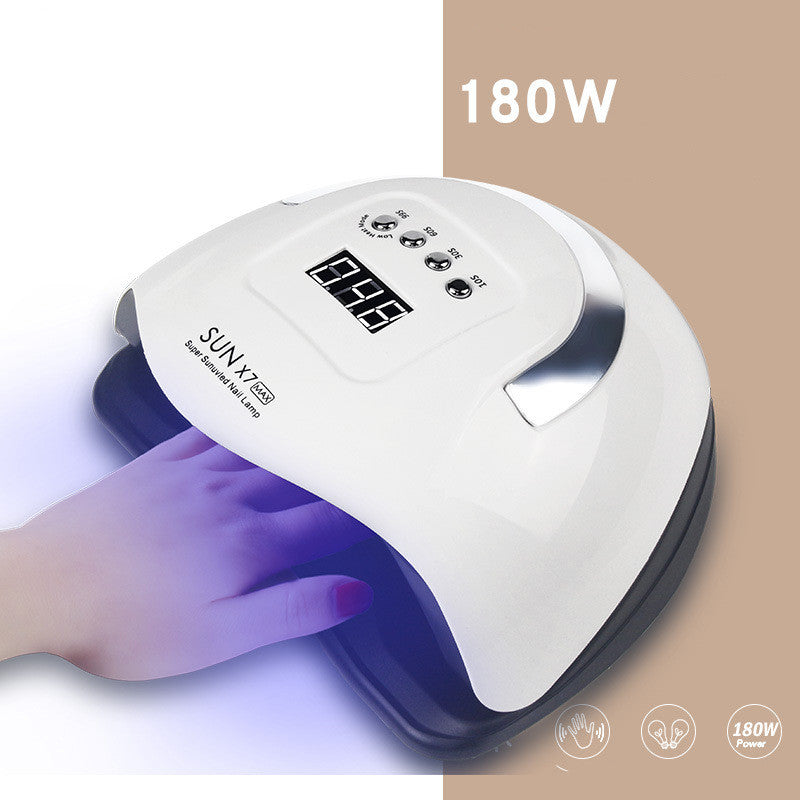 180W Professional Nail Lamp - UV/LED Gel Polish Dryer
