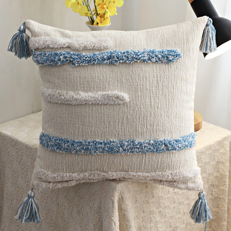 Luxury Tufted Sofa Cushion Cover - Home & Garden Plush Pillow Decor