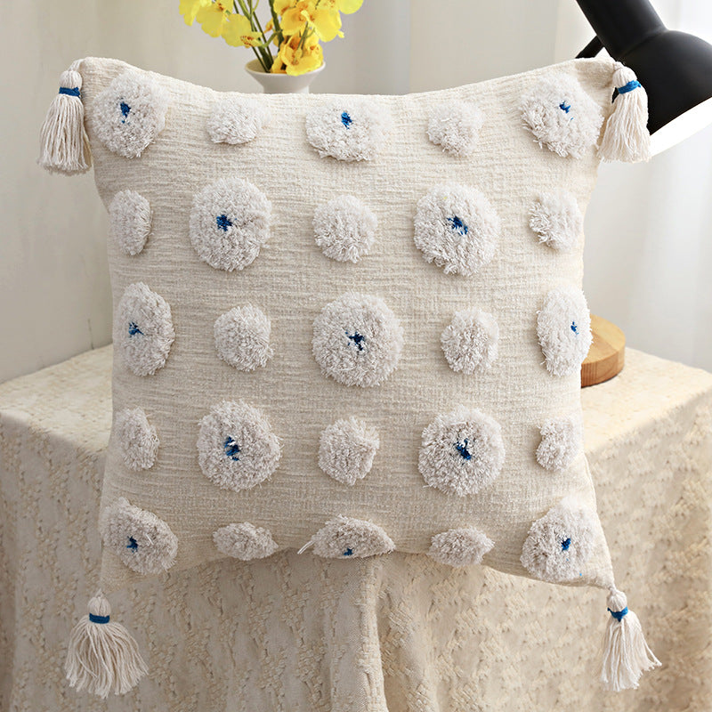 Luxury Tufted Sofa Cushion Cover - Home & Garden Plush Pillow Decor