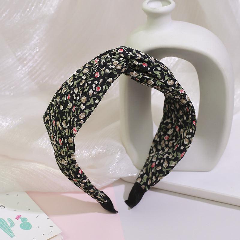 Fashion Women’s Fabric Headband Hair Accessory with Floral Design