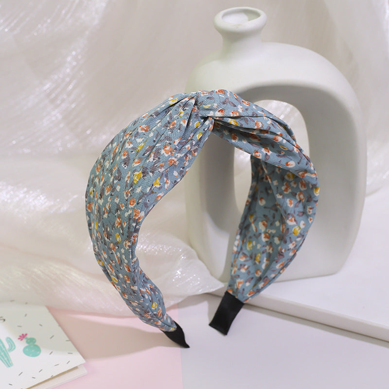 Fashion Women’s Fabric Headband Hair Accessory with Floral Design