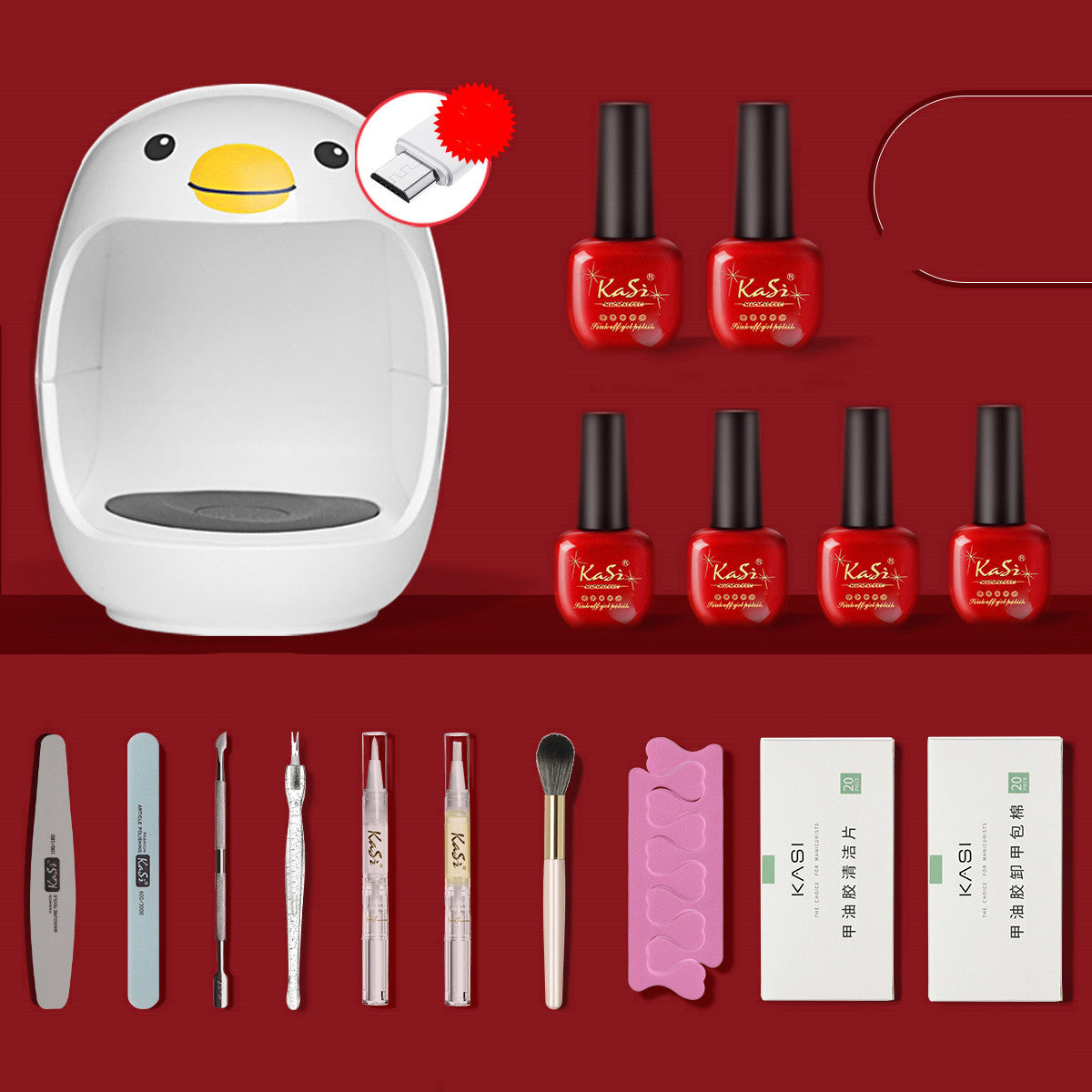 Portable Nail Dryer Lamp for Nail Art and Gel Polishing