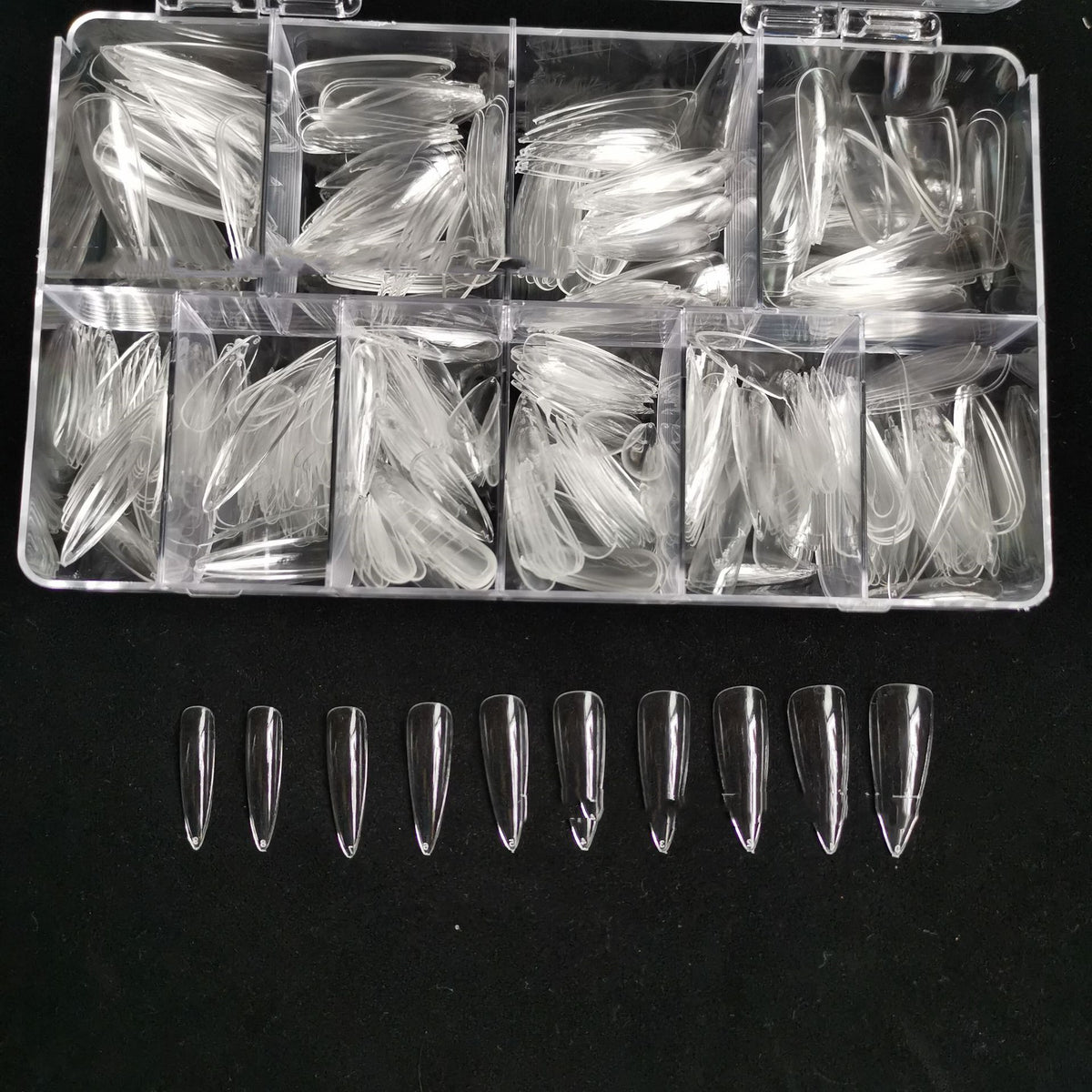 Traceless Nail Tips - 500 Piece Manicure Kit