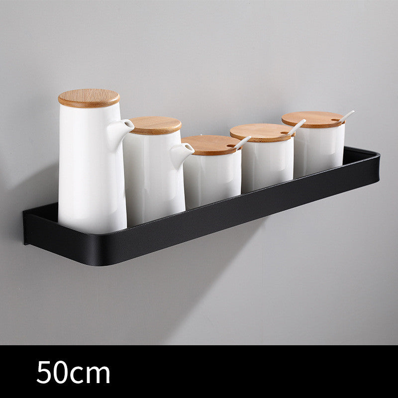 Multi-Function Space Aluminum Spice Bottle Rack for Kitchen & Bathroom Storage