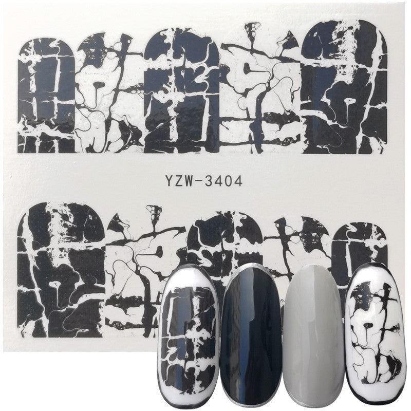 Waterproof Nail Art Sticker Set for Creative Manicure Designs