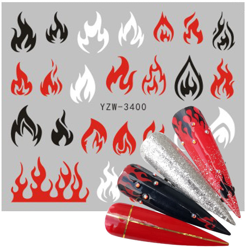 Waterproof Nail Art Sticker Set for Creative Manicure Designs