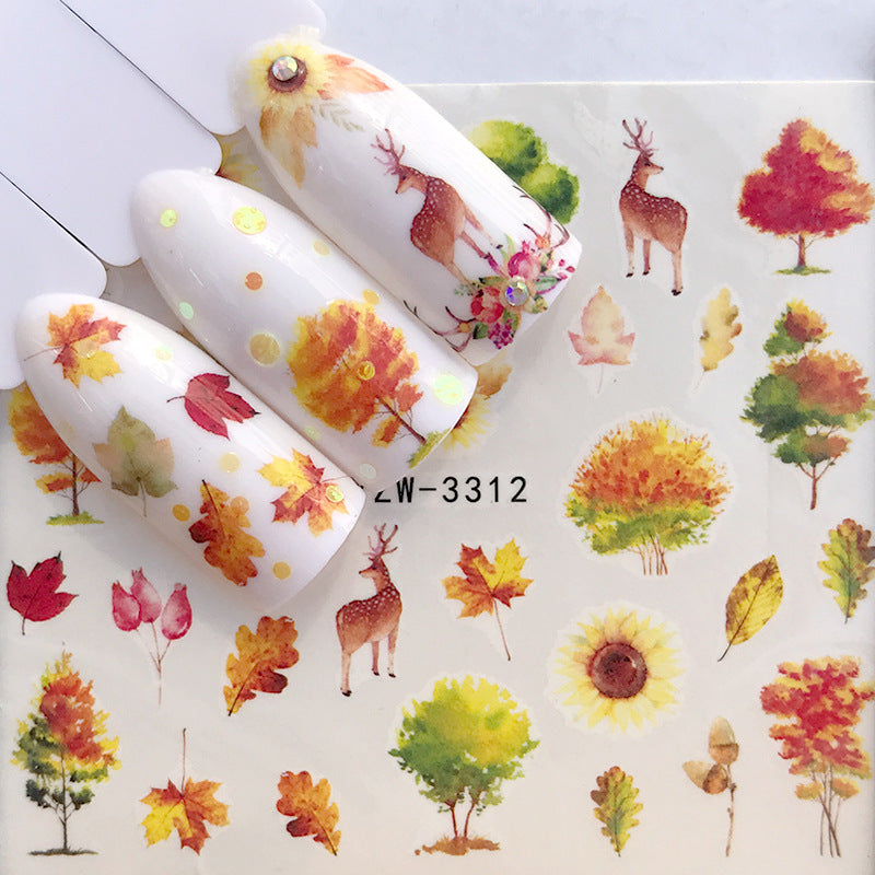 Water Transfer Nail Decals Set - Mysterious Starry Series for Manicure
