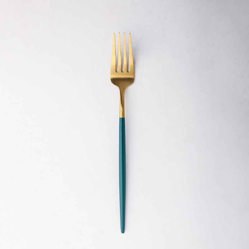 Nordic Style Stainless Steel Cutlery Set - Gift Set of Knife Fork Spoon