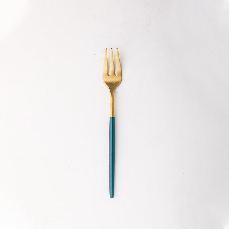 Nordic Style Stainless Steel Cutlery Set - Gift Set of Knife Fork Spoon