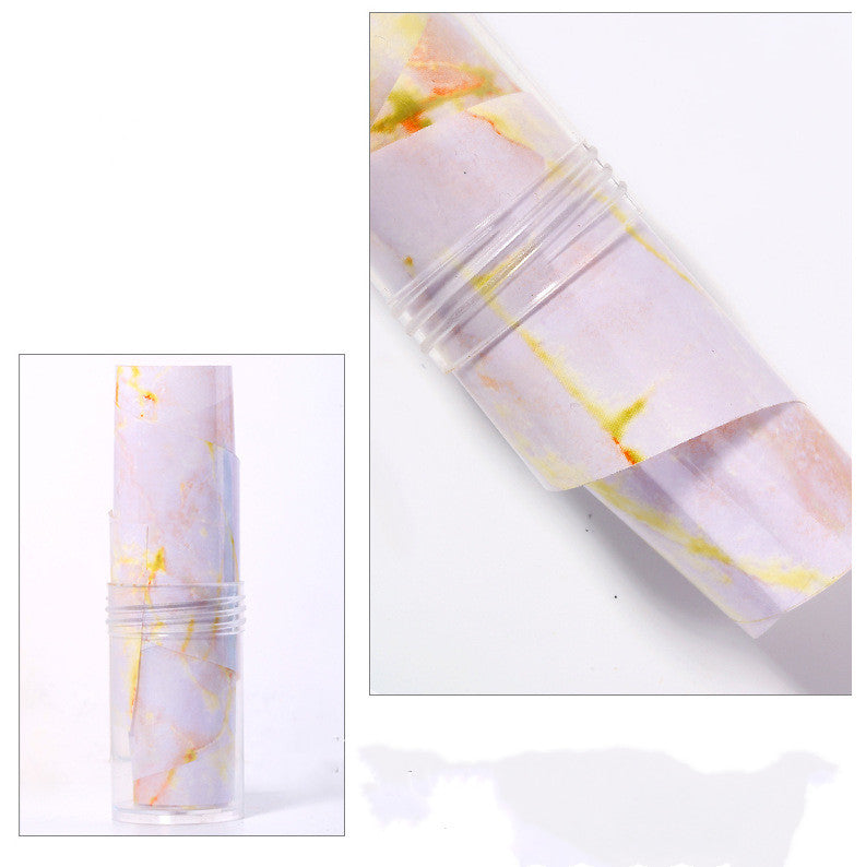 Marble Nail Transfer Paper Star Stickers for Nail Art - Multiple Colors