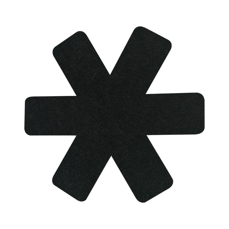 Heat Insulation Felt Pot Pad Set - Non-Woven Anti-Wear Trays for Kitchen