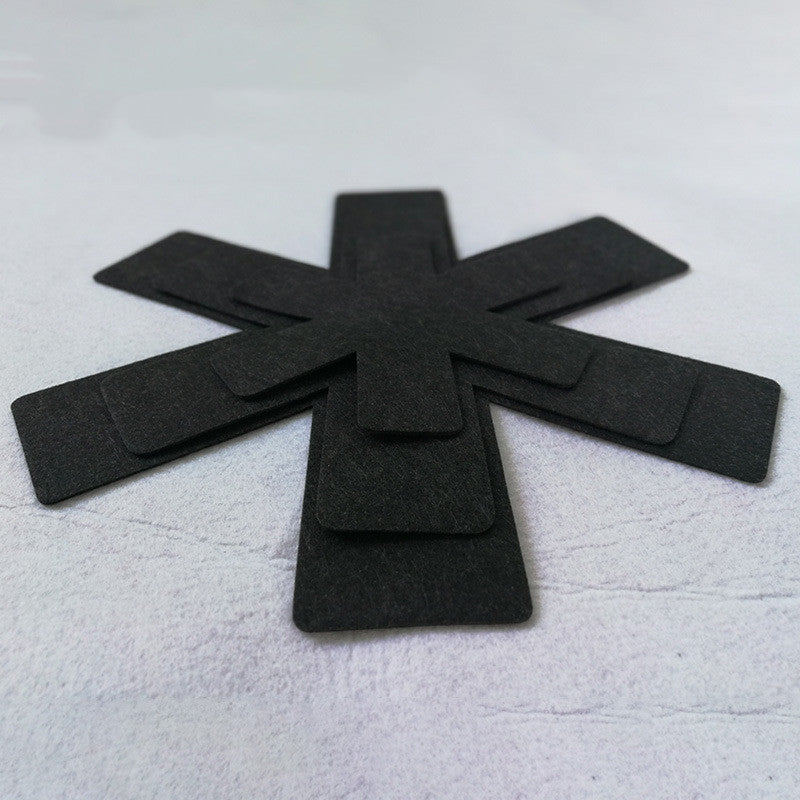 Heat Insulation Felt Pot Pad Set - Non-Woven Anti-Wear Trays for Kitchen