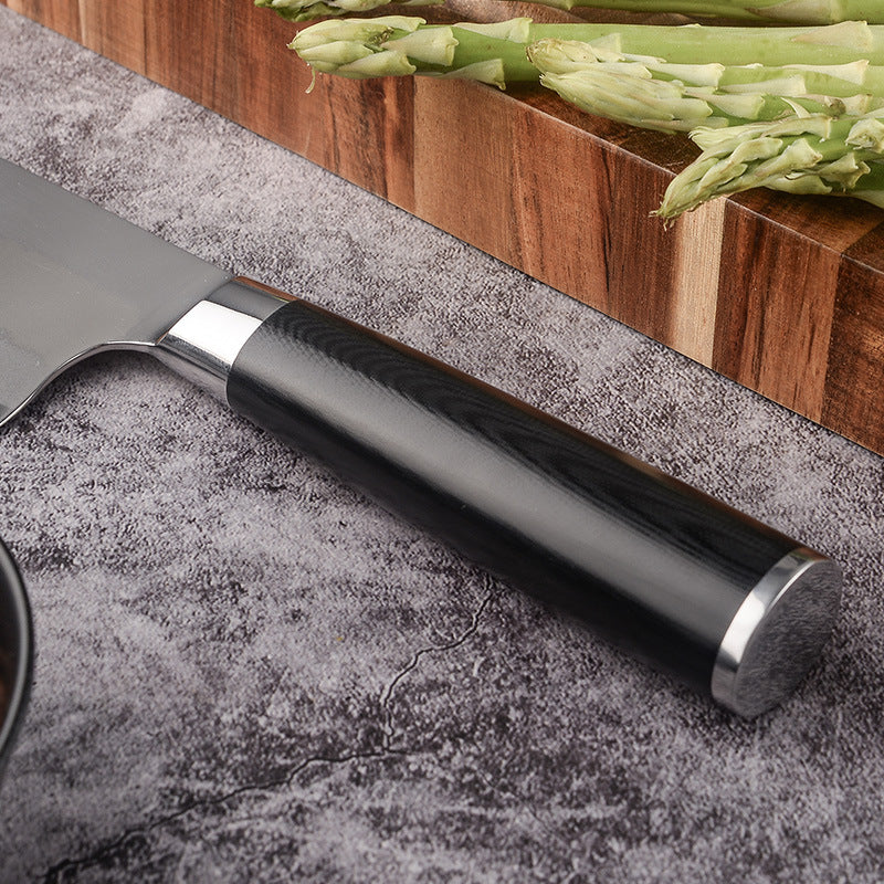 Damascus Steel Chef Knife - 9-Layer Composite Steel, G10 Handle, 60HRC