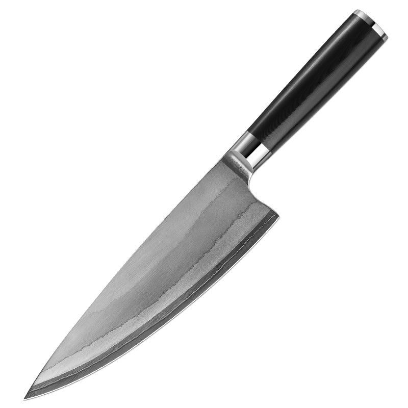 Damascus Steel Chef Knife - 9-Layer Composite Steel, G10 Handle, 60HRC
