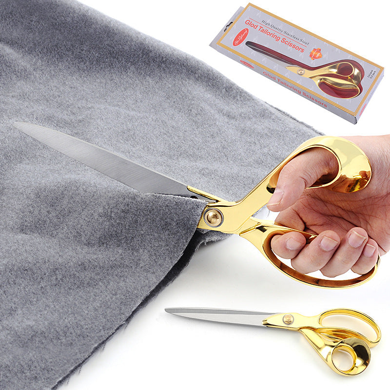Multi-Purpose Stainless Steel Tailor Shears - 8, 10, 11 Inch Options