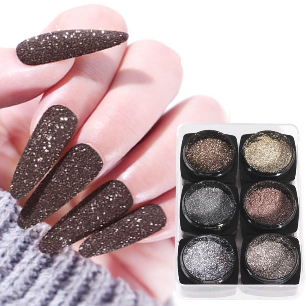 Nail Art Kit with Lamp, File & Rhinestones