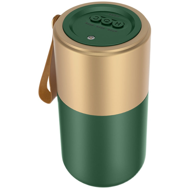 Small Soybean Milk Maker - Home Kitchen Appliance, Green, 300W