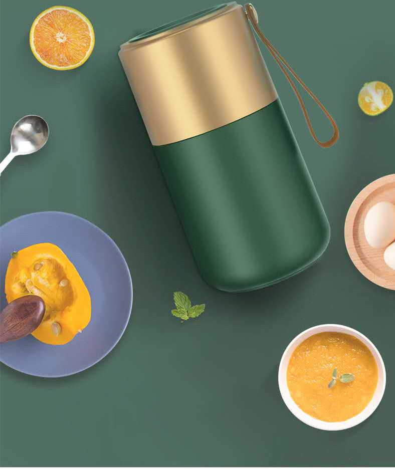 Small Soybean Milk Maker - Home Kitchen Appliance, Green, 300W