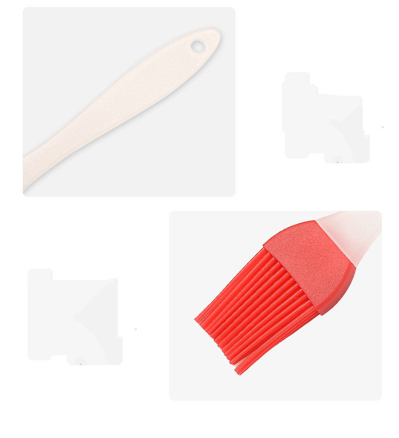 Silicone Baking Brush Small Kitchen Cooking Utensil Set - Multiple Colors
