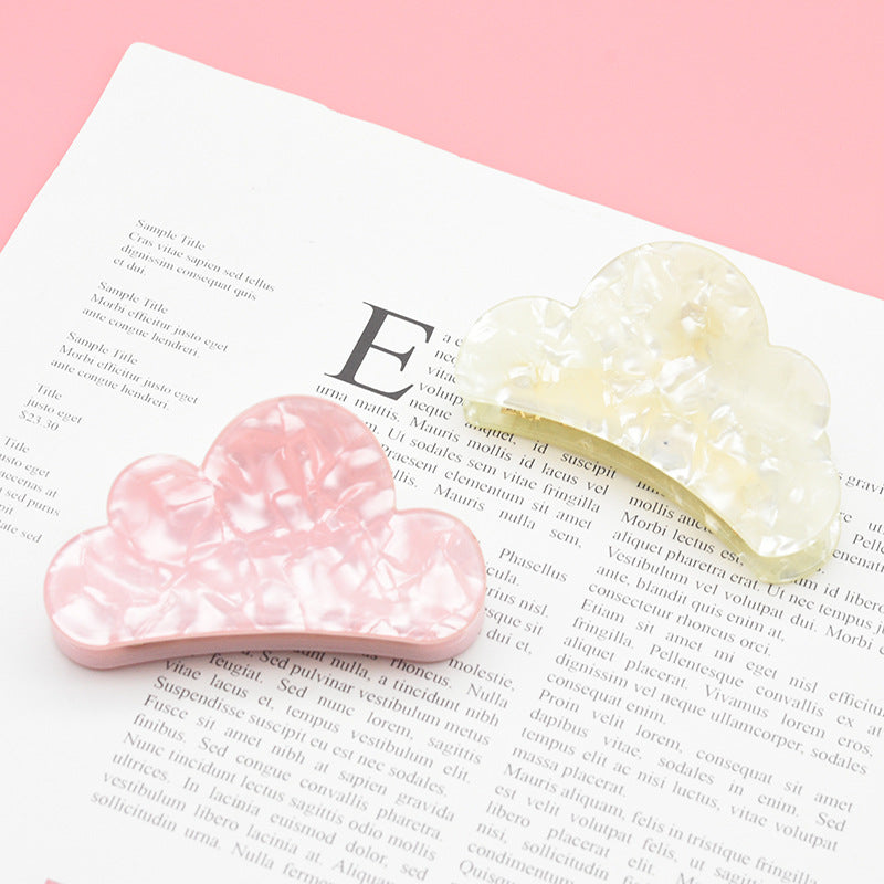 Acrylic Hair Clip Claw Back Head Grip - Multiple Colors